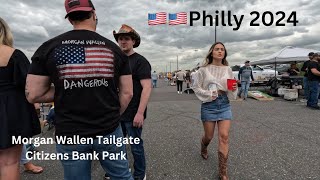 Country Music Tailgate Party at Morgan Wallen Concert Philadelphia 2024 4K [upl. by Dorcea]