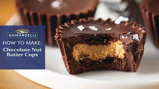 Ghirardelli Dark Chocolate Nut Butter Cups [upl. by Elleirad]