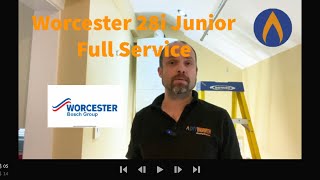 Worcester Boiler Greenstar 28i Junior FULL strip down service TimeLapse [upl. by Pleione]