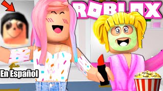 Goldie amp Titi Tienen un Pijamada Roblox Slumber Party Story [upl. by Gracie]