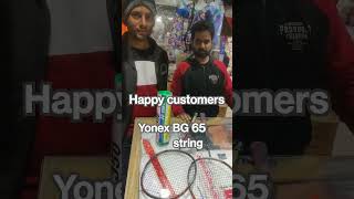 Yonex BG 65 string badminton yonex bestbadminton bg65 [upl. by Alemak]