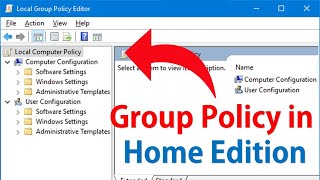 Enable Group Policy Editor gpeditmsc on Windows 10 Home Edition  2020 [upl. by Anatak560]