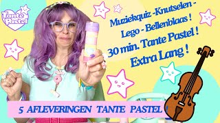 KNUTSELEN én MUZIEKQUIZ Met TANTE PASTEL is het LACHEN 💜 GIEREN 💜 BRULLEN DOE je MEE [upl. by Yetty146]