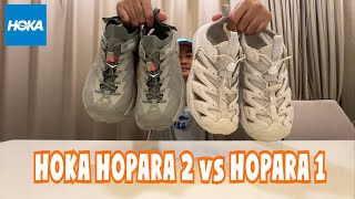 Hoka Hopara 1 กับ 2 ต่างกันตรงไหน คู่ไหนดีไม่ดียังไง คู่ไหนน่าใส่กว่ากัน hoka hokahopara [upl. by Anastasio]