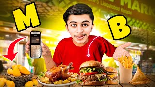 Mobile Name Food Challenge 😨 Muzamil Chemo Vlogs [upl. by Ikcim]