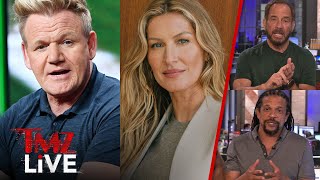 Gordon Ramsay Shows Off Injuries From A Gnarly Bike Accident  TMZ Live Full Ep  61724 [upl. by Siuqaj]