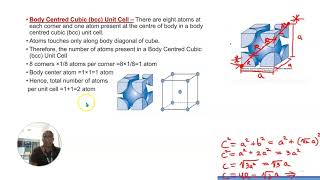 BodyCentered Cubic BCC Structure Explained  Key Concepts and Formulas [upl. by Tiloine]