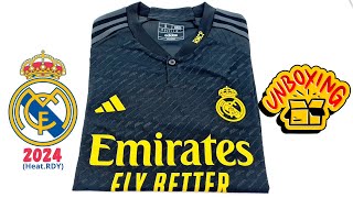 Real Madrid football THIRD kit 20232024 player version Unboxing amp Review  ASMR [upl. by Nahsyar]