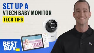 Setting Up a VTech Baby Monitor  Tech Tips from Best Buy [upl. by Stearne]