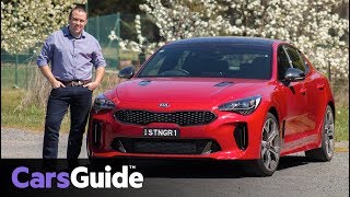 Kia Stinger 2017 review first drive video [upl. by Sale]