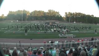 Stoughton HS Marching Black Knights and Color Guard September 27 2014 Pt2 [upl. by Alba]