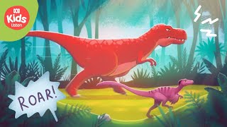 TRex vs Velociraptor 🦖  Dino Dome  ABC Kids listen [upl. by Tterb538]