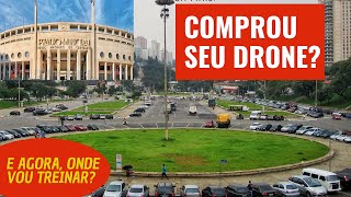 Pacaembú Um Lugar Perfeito pra Voar seu Drone em São Paulo Praça Charles Miller [upl. by Sunderland673]