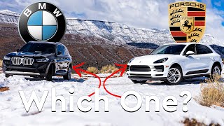 BMW X3 sDrive 30i vs Porsche Macan S comparison [upl. by Anyak330]