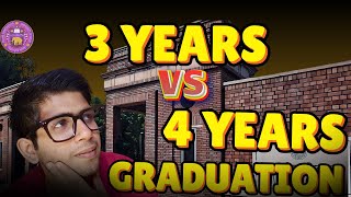 3 Years vs 4 Years Graduation at DU – Which Course is Worth It [upl. by Opalina]