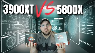 AMD Ryzen 3900XT vs 5800X Can AMDs new 8 core beat its 12 Core BEAST [upl. by Ordnael]