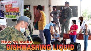 How to make 15 liters of dishwashing liquid TESDA TRAINING [upl. by Anallij]