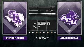 SFA vs ACU Baseball 2023 [upl. by Kos]