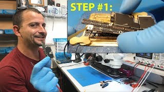 Fixing an iPhone X that wont turn on due to a VDDMAIN short [upl. by Ynohtnanhoj304]