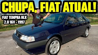 DEU VERGONHA da FIAT ATUAL TEMPRA HLX MELHOR que FASTBACK ZERO KM Avaliação [upl. by Ardnoyek945]