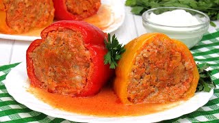 Вкуснейший Фаршированный перец Простой рецепт Как приготовить фаршированные перцы в кастрюле [upl. by Thierry]