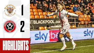 McAtee amp Berge goals Ndiaye assists  Blackpool 12 Sheffield United  EFL Championship highlights [upl. by Primo931]