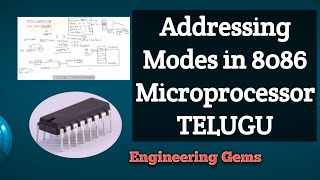 Addressing Modes of 8086 Microprocessor in Telugu [upl. by Bartram]