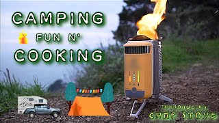 Camping N Cooking 🏁  Bio Lite  Camp Stove  Quick Meals  🍕 🍜 camping campcooking travel [upl. by Ellehciram726]