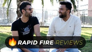 Mrwhosetheboss and Beebom Rapid Fire Phone Reviews [upl. by Ydda683]