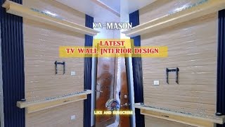 TV Wall Interior Design  Latest wall Interior design 🧱 [upl. by Roon]