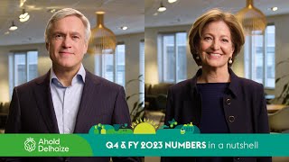 Ahold Delhaize Numbers in a nutshell Q4FY 2023 [upl. by Reizarf]