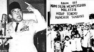 quotGANYANG MALAYSIAquot  KONFRONTASI INDONESIA MARAH PENUBUHAN MALAYSIA 1963 [upl. by Marybella]