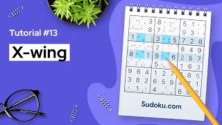 Хwing  an Advanced Sudoku technique [upl. by Analem]