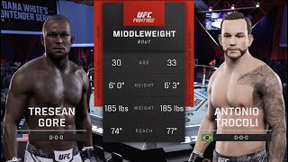 UFC Vegas 100 Gore vs Trocoli UFC 5 Simulation [upl. by Persas]