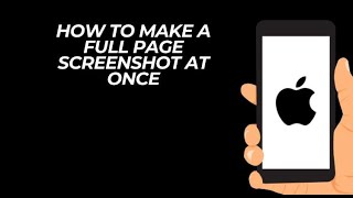 How To Make A Full Page Screenshot At Once On iPhone iOS 18 [upl. by Yrekaz]