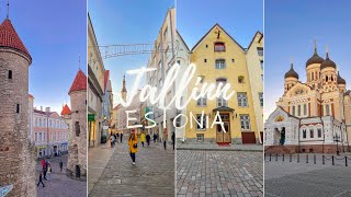 TRAVEL VLOG  Tallinne  Estonia 🇪🇪 [upl. by Wilkison]