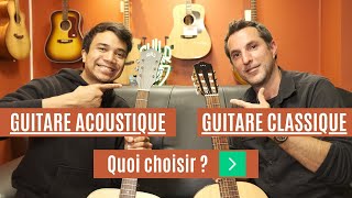 Guitare Folk ou guitare classique  Que choisir pour débuter [upl. by Erich]