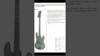 ESP BASS CATALOG 1984 basstheworldbassguitarbassrare4stringbass5stringbass [upl. by Darreg]