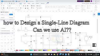 ⚡️how to Design a SingleLine Diagram for an electrical system💡aielectrical Can we use AI [upl. by Cargian]