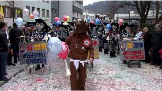 Wasserfalleschränzer FasnachtClip «Guggeblues» Umzug Liestal 2011 [upl. by Barbour444]