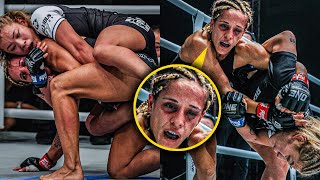 Women’s MMA War 🤯 Itsuki Hirata MAULED Nyrene Crowley [upl. by Oderfliw613]