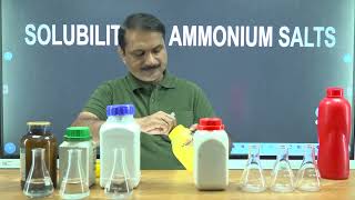 Solubility of ammonium salts [upl. by Anidene456]