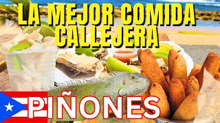 Chinchorreo en Piñones  LA MEJOR COMIDA CALLEJERA DE PUERTO RICO [upl. by Trilbee]