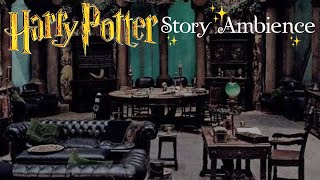 Slytherin Common Room 🐍💚 Harry Potter Ambience ASMR [upl. by Landrum]