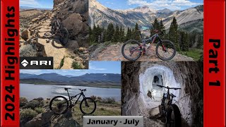 The Best of 2024 Part 1 with MinerBiker  Mountain Biking Adventures [upl. by Evars]