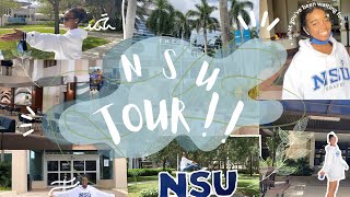 NSU Campus Tour 2021  Nova Southeastern University [upl. by Ycnan402]