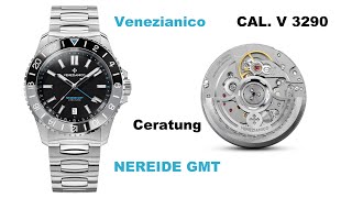 Watch Venezianico Nereide GMT Ceratung [upl. by Ahsin]