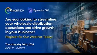 Webinar Overview of Dynamics 365 Business Central for Wholesale Distribution Businesses [upl. by Jemina]