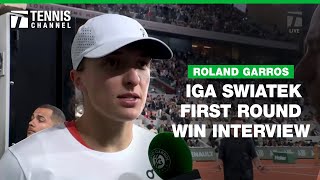 Iga Swiatek is Feeling the Electricity  2024 Roland Garros First Round [upl. by Giah]