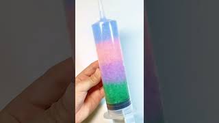 💙♥️💜💚 favorite christmas song  DIY making orbeez squishy ✨ orbeez art diy nanotape [upl. by Alebasi]